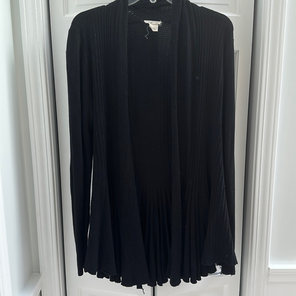 Black size medium large cardigan